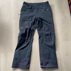 Flylow Shell Pants w/ outer & inner leg vents- Blue Medium - M